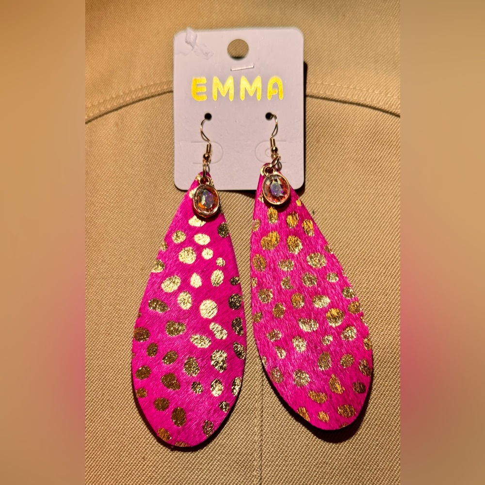 Hot Pink Earrings
